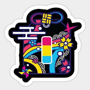 Pansexual Omamori Sticker